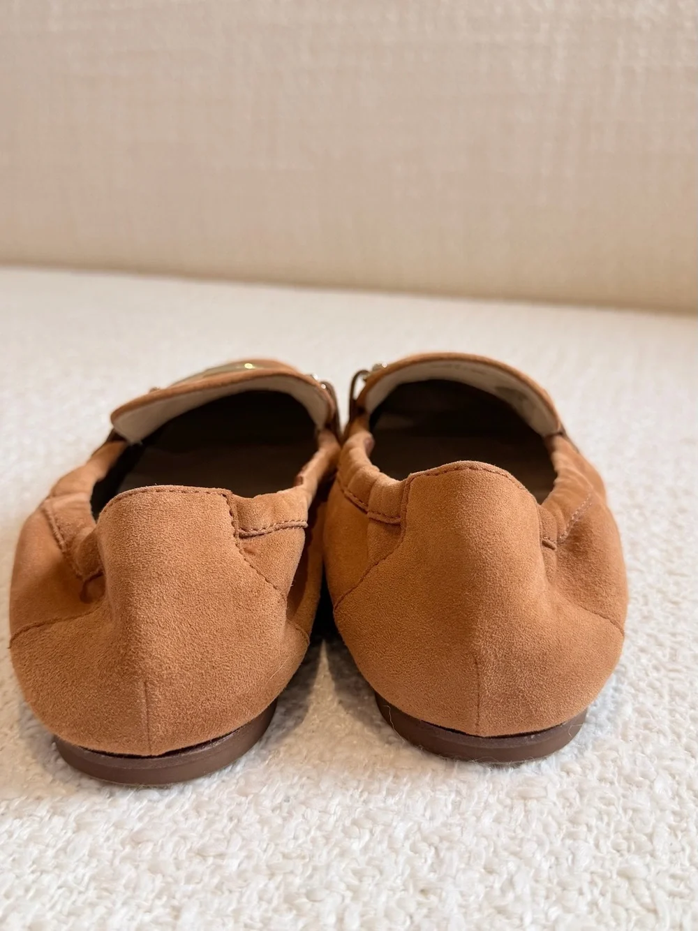 Authentic Tod’s Suede Double T Loafers – Tan/Cognac | Size EU 37 / US 7